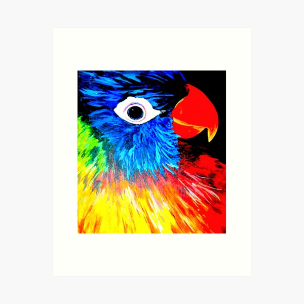 Item preview, Rainbow Lorikeet designed and sold by Fayes4Art.