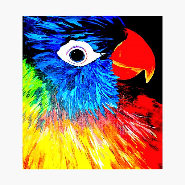 Item preview, Rainbow Lorikeet designed and sold by Fayes4Art.