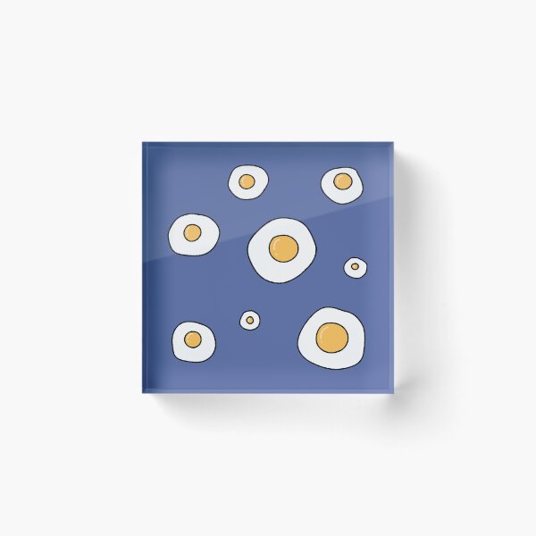 Item preview, Cute Fried Egg Doodle Pattern Hand Drawn Illustration designed and sold by ubborn.