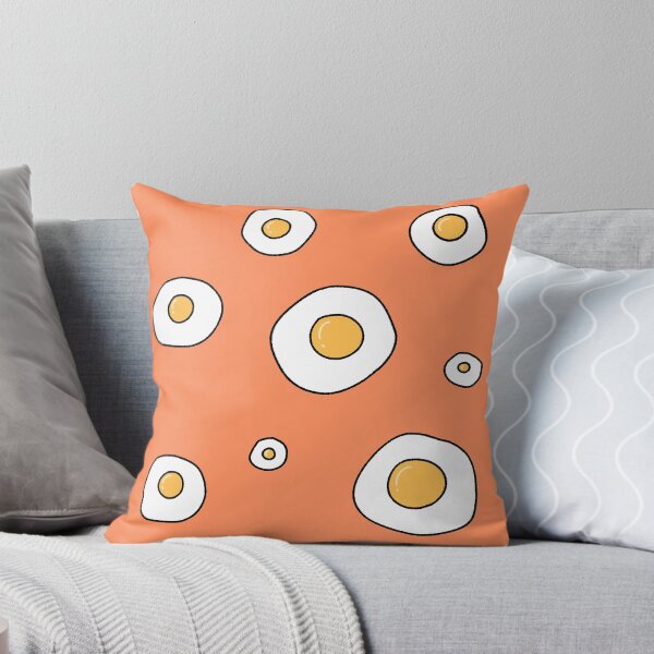 Item preview, Cute Fried Egg Doodle Pattern Hand Drawn Illustration designed and sold by ubborn.