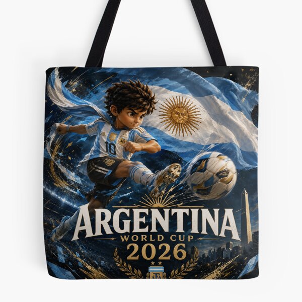 Artikelvorschau, Argentinien Weltmeisterschaft 2026 entworfen und verkauft von Kirrindy Designs.