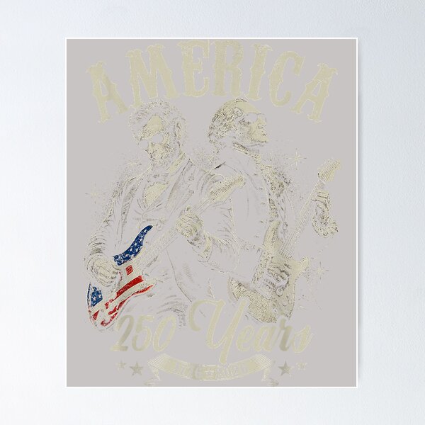 Item preview, George Washington Lincoln Playing Guitar Abe Lincoln 250th designed and sold by mjohnson9.