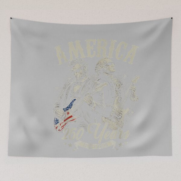Item preview, George Washington Lincoln Playing Guitar Abe Lincoln 250th designed and sold by mjohnson9.