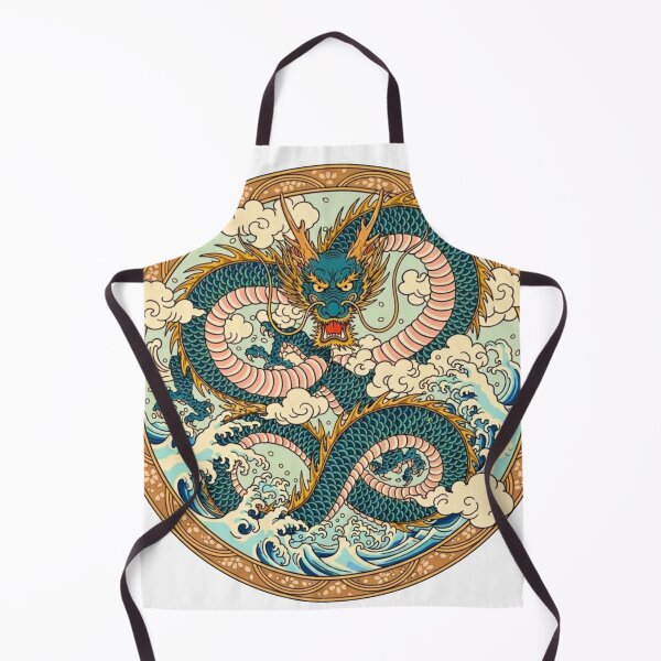 Item preview, #2 Ryokuryu | Green Wave Dragon designed and sold by FUJIYAMA-JAPAN-WORKS.