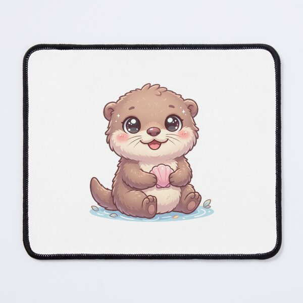 Item preview, Cute Baby Otter Kawaii Sticker designed and sold by sumeetkaliya.