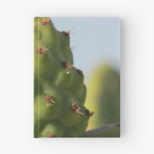 Item preview, Close-Up Prickly Pear Cactus Bud On Green Opuntia Pad With Texture And Spines designed and sold by Nmallia.
