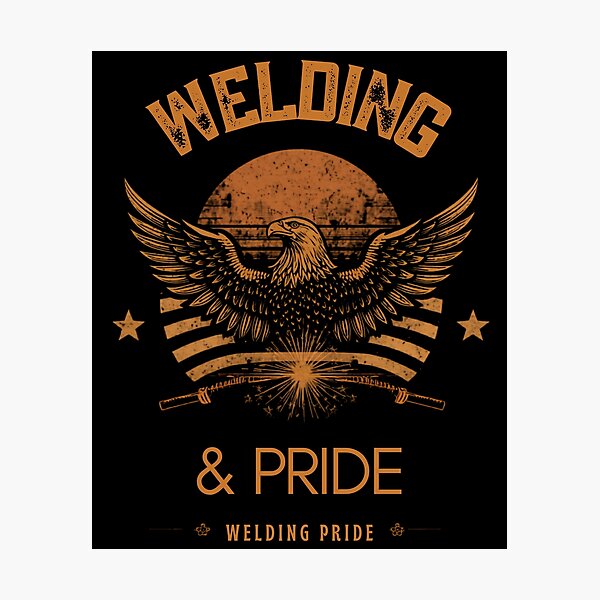 Item preview, Welding And Pride Patriotic Welder American Flag designed and sold by LabCore.