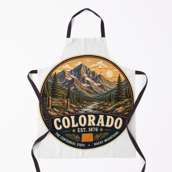 Item preview, Colorado Retro State Badge – Vintage Travel Graphic designed and sold by Mac Sketches.
