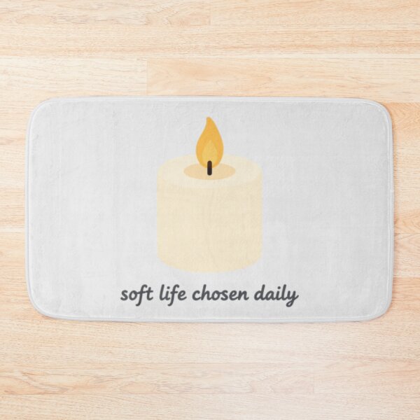 Item preview, Soft Life Chosen Daily – Inspirational Wellness Typography Art designed and sold by CosmicQuietLab.