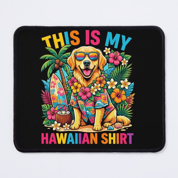 Item preview, This is My Hawaiian Funny Golden Retriever Dog Summer designed and sold by Littermin.