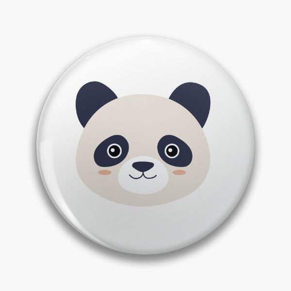 Item preview, Cute Kawaii Panda Face Sticker Transparent Background designed and sold by NadDot.