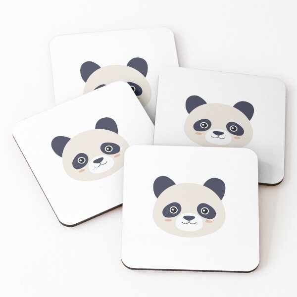 Item preview, Cute Kawaii Panda Face Sticker Transparent Background designed and sold by NadDot.