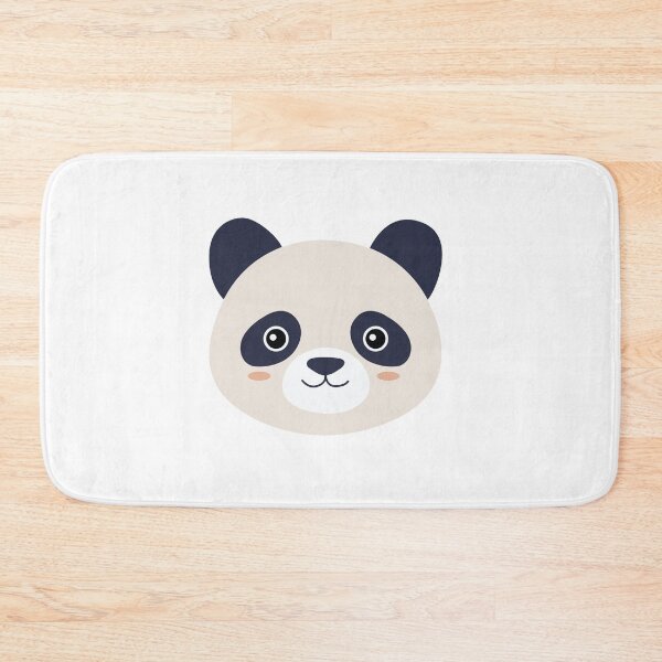 Item preview, Cute Kawaii Panda Face Sticker Transparent Background designed and sold by NadDot.