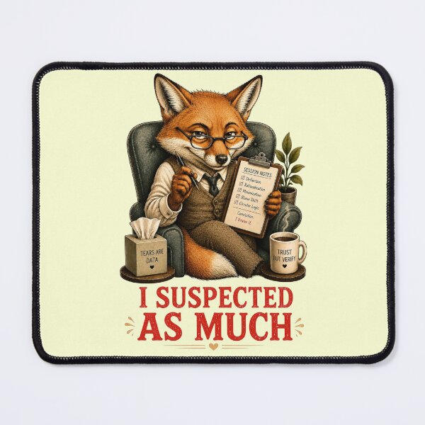 Item preview, Funny Therapy Gift Sarcastic Fox Psychology Humor designed and sold by Gentlestate.