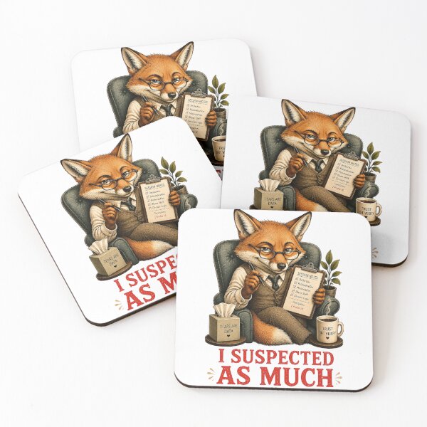 Item preview, Funny Therapy Gift Sarcastic Fox Psychology Humor designed and sold by Gentlestate.