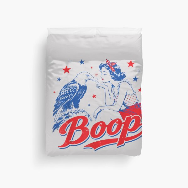 Item preview, Funny Hand Boop Nose Girl Eagle Funny Patriotic 4th of July designed and sold by MabelWells.