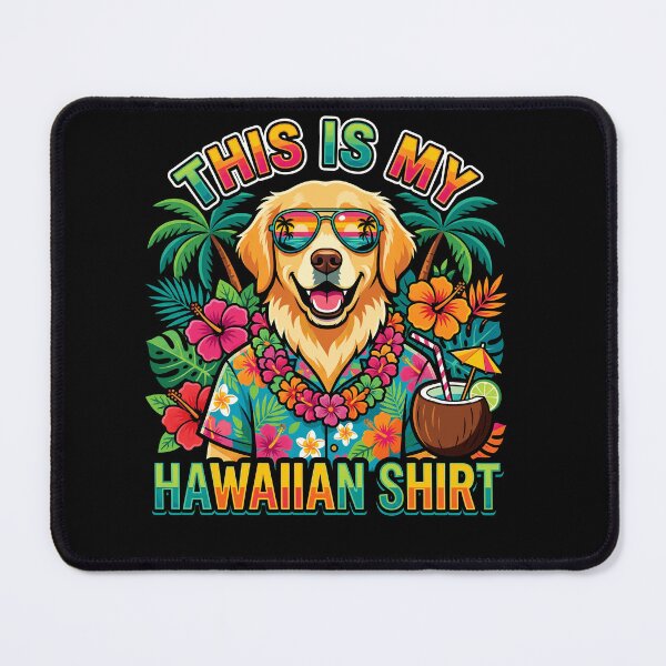 Item preview, This is My Hawaiian Funny Golden Retriever Dog Summer designed and sold by Littermin.
