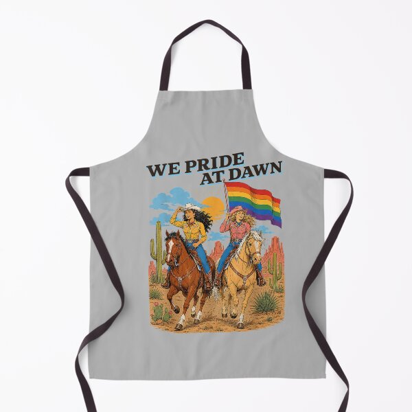 Item preview, Funny Lesbian Cowgirl We Pride at Dawn Queer Western LGBTQ designed and sold by mjohnson9.