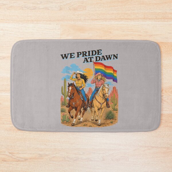 Item preview, Funny Lesbian Cowgirl We Pride at Dawn Queer Western LGBTQ designed and sold by mjohnson9.