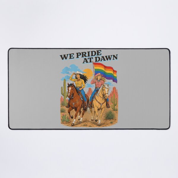 Item preview, Funny Lesbian Cowgirl We Pride at Dawn Queer Western LGBTQ designed and sold by mjohnson9.