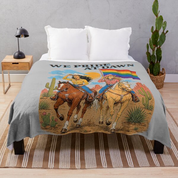 Item preview, Funny Lesbian Cowgirl We Pride at Dawn Queer Western LGBTQ designed and sold by mjohnson9.