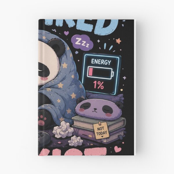 Item preview, Too Tired To Exist Panda Design designed and sold by ZovLane.