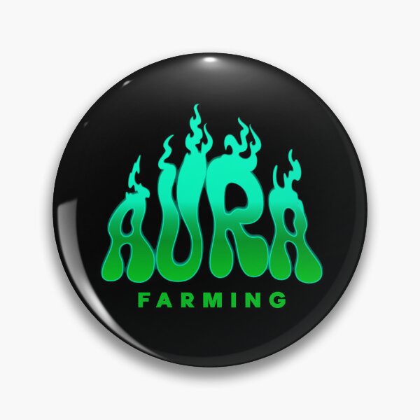 Item preview, Aura farming green designed and sold by VRedBaller.