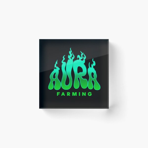 Item preview, Aura farming green designed and sold by VRedBaller.