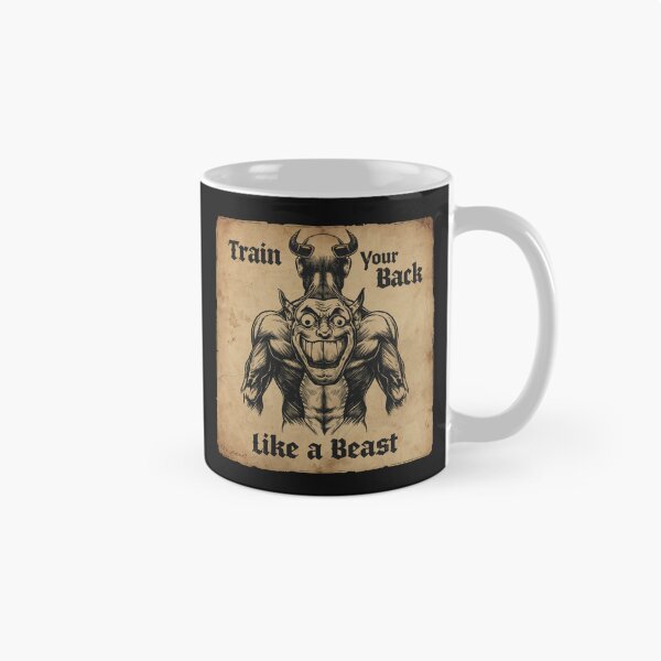 Item preview, Train Your Back Like a Beast | Demon Back Anatomy Metal Gym Design designed and sold by Sparkofart07.