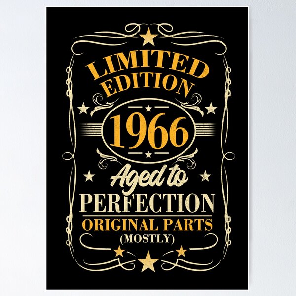 Item preview, Vintage 1966 Aged to Perfection, 60th Birthday Retro Gift designed and sold by FernaRoje.