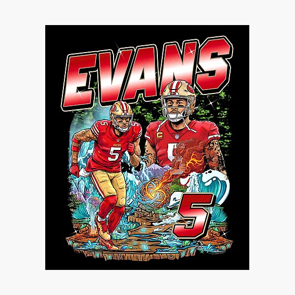 Item preview, Mike  Evans 49ers vintage bootleg rap tee designed and sold by graphixpolash.