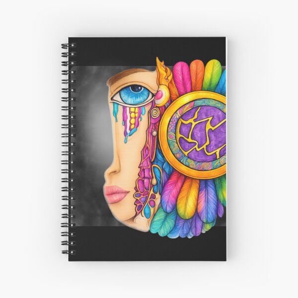 Item preview, Rainbow Dream Eye Psychedelic Art | Colorful Boho Face Apparel Design designed and sold by Ashes to Artistry.