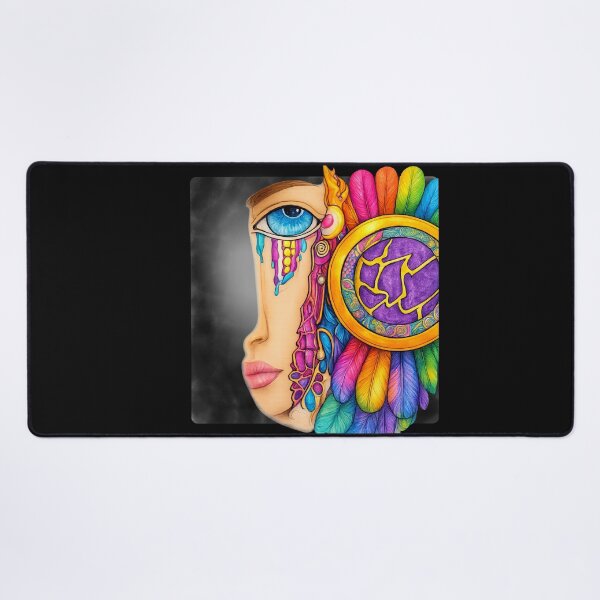 Item preview, Rainbow Dream Eye Psychedelic Art | Colorful Boho Face Apparel Design designed and sold by Ashes to Artistry.