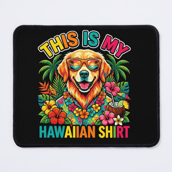 Item preview, This is My Hawaiian Funny Golden Retriever Dog Summer designed and sold by Littermin.