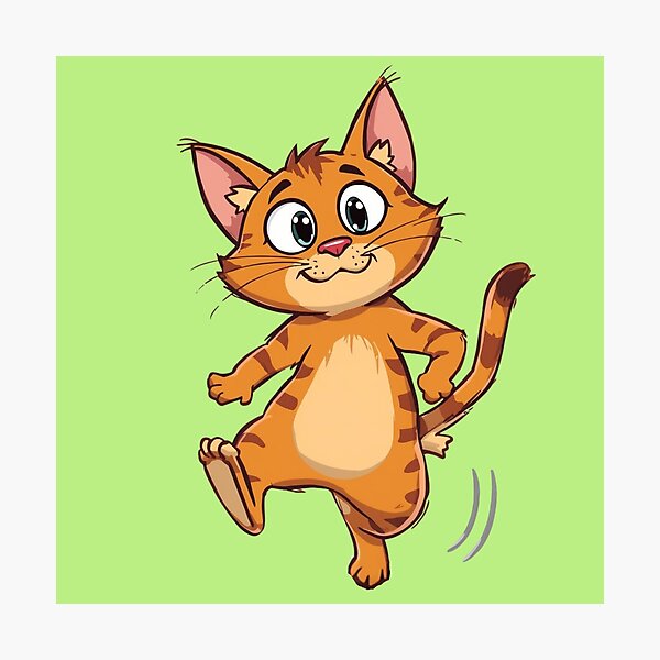 Artikelvorschau, Katze beim Tanzen erwischt / Tanzende Katze entworfen und verkauft von Art70shop.