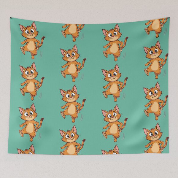 Item preview, Cat caught dancing / Dancing cat designed and sold by Art70shop.