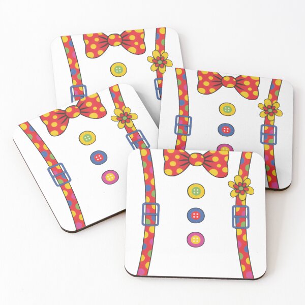 Item preview, Clown Suit Costume Illustration — Playful Polka Dot Bow Tie & Suspenders Design designed and sold by Colorful-Garden.