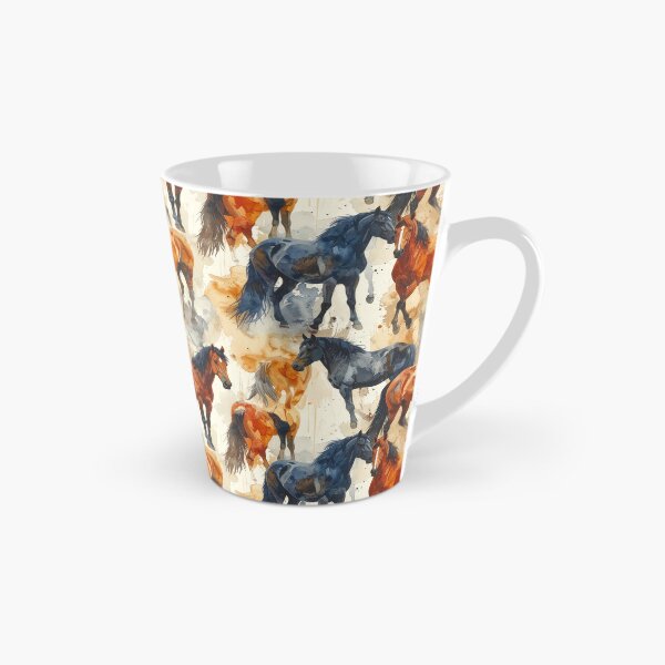 Item preview, Wild Horses Watercolor Abstract Pattern designed and sold by thelivingrp.
