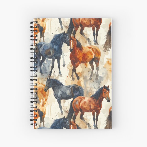 Item preview, Wild Horses Watercolor Abstract Pattern designed and sold by thelivingrp.