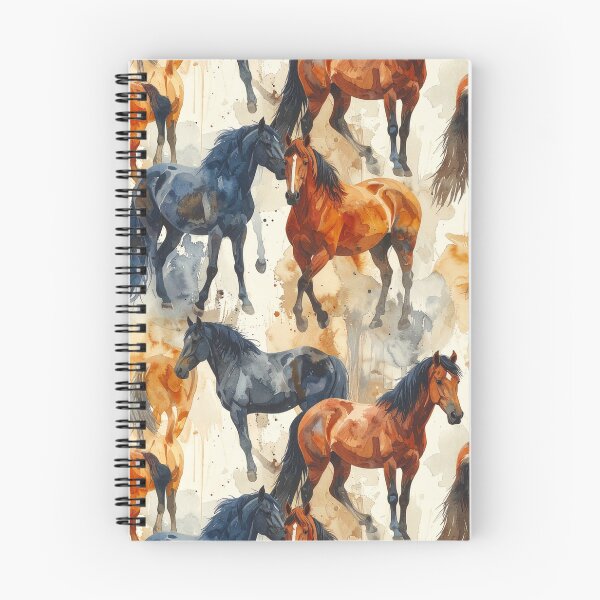 Item preview, Wild Horses Watercolor Abstract Pattern designed and sold by thelivingrp.
