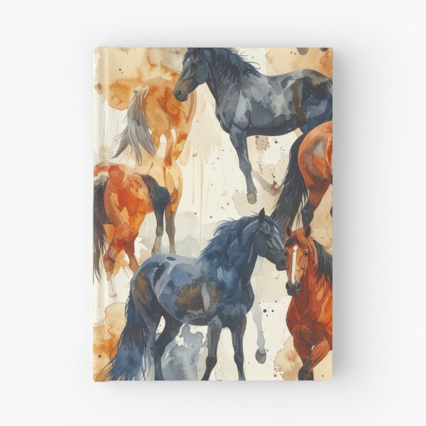 Item preview, Wild Horses Watercolor Abstract Pattern designed and sold by thelivingrp.