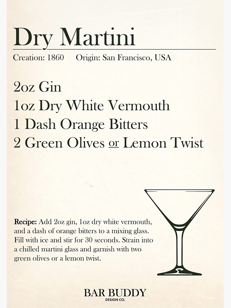 Classic Martini recipe