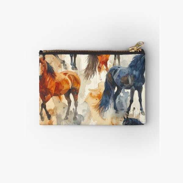Item preview, Wild Horses Watercolor Abstract Pattern designed and sold by thelivingrp.