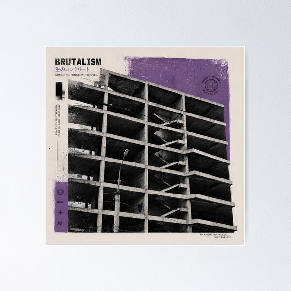Item preview, Brutalism vibes designed and sold by Saint Arts Studio.