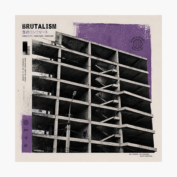 Item preview, Brutalism vibes designed and sold by Saint Arts Studio.