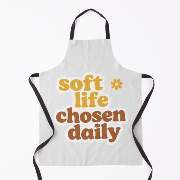 Item preview, Soft Life Chosen Daily – Calm Healing Affirmation Typography Design designed and sold by CosmicQuietLab.