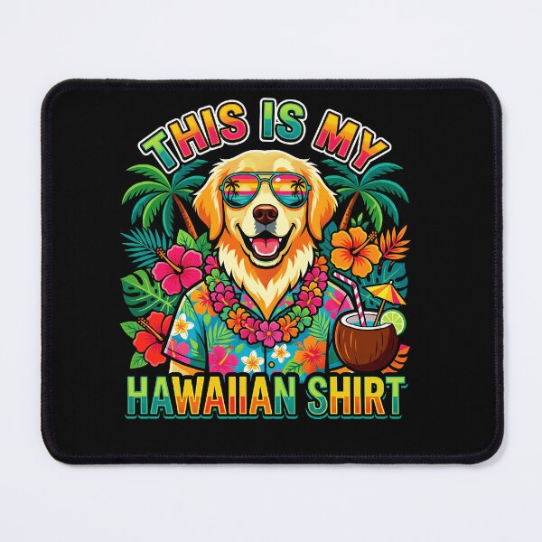 Item preview, This is My Hawaiian Funny Golden Retriever Dog Summer designed and sold by Littermin.
