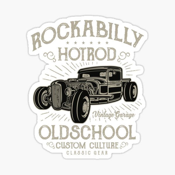 Item preview, Hotrod 50s Old Cars Rockabilly designed and sold by MemphisCenter.
