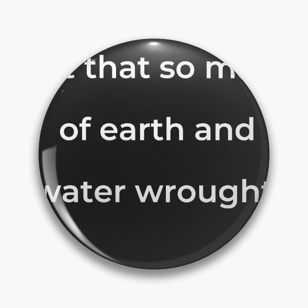 Item preview, "Pero que tanta tierra y agua obraron," - imprimir blanco designed and sold by ariksworld.