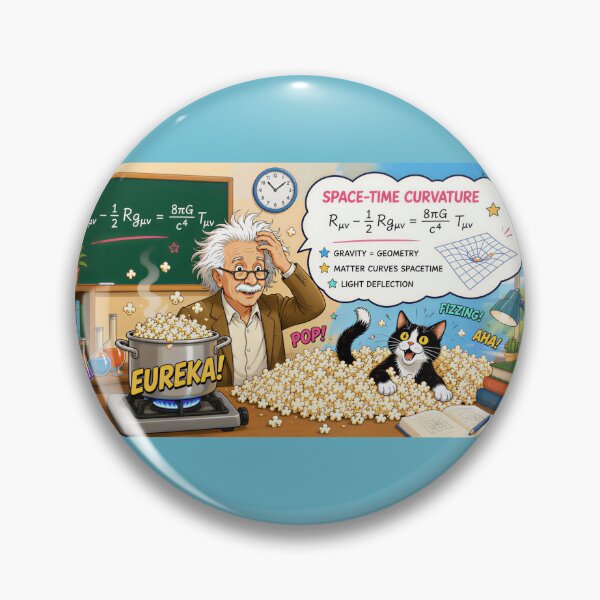 Item preview, Einstein's Eureka! Space-Time Curvature Popcorn Explosion designed and sold by SammyMorry.